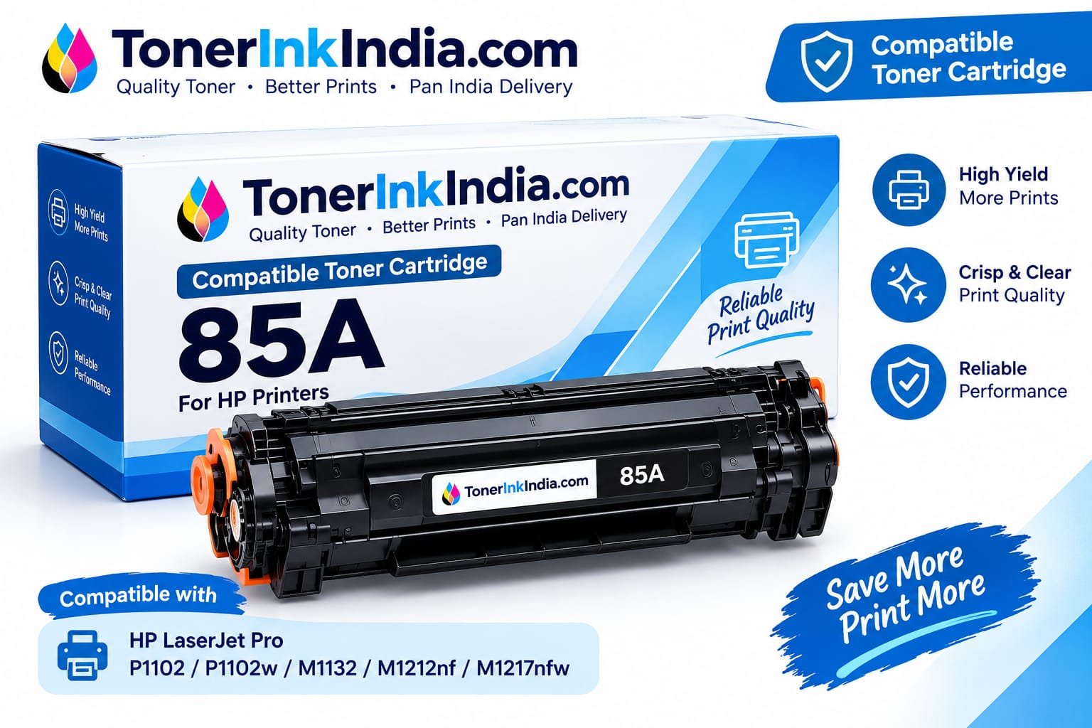 HP 85A Compatible Toner Cartridge